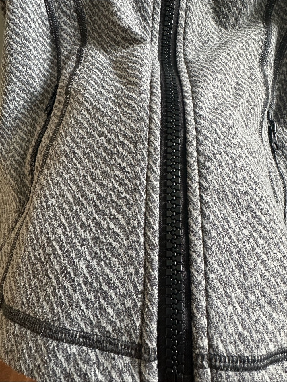 lululemon athletica Gray Textured Full-Zip Define Jacket - Picture 5 of 8